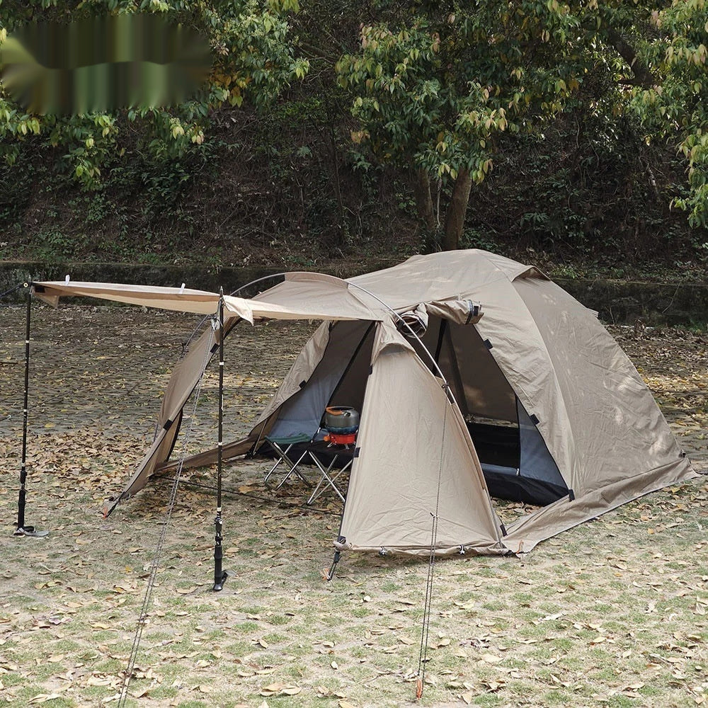 Outdoor Camping Tunnel Tent With Extendable Dome