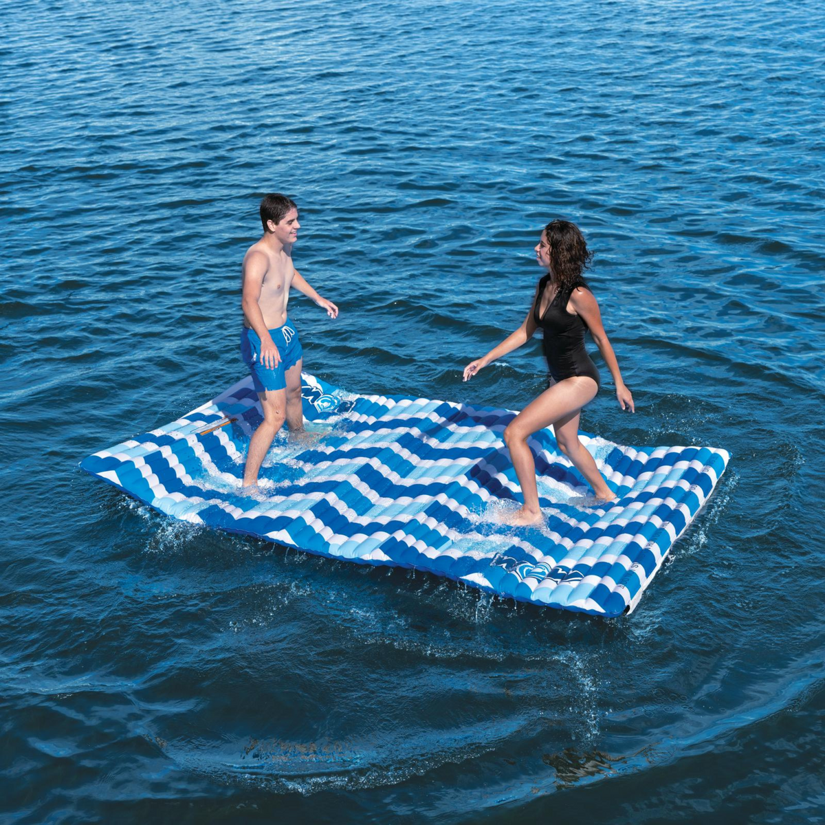 WOW Watersports Blue Chevron Water Walkway