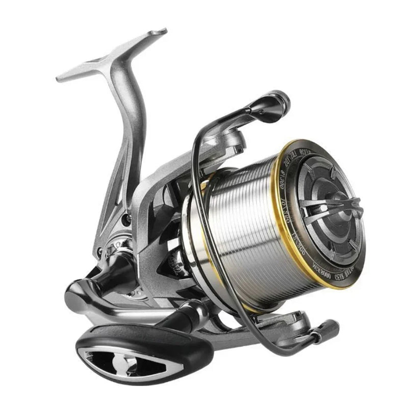 17+1BB 8000-14000 Series Aluminum Alloy Spool Fishing Reel, 4.8:1 Gear Ratio, Durable Long Casting for Baitcasting