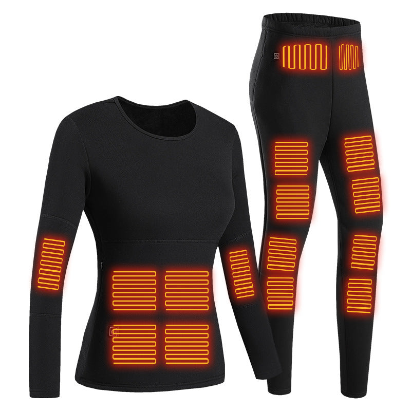 New autumn and winter intelligent heating and insulation set with dual control and 22 zone constant temperature heating for men and women