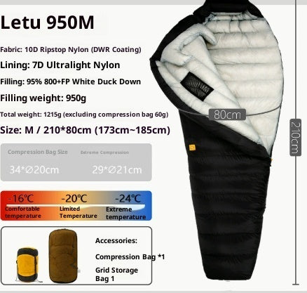 Outdoor Camping Ultra Light Down Sleeping Bag