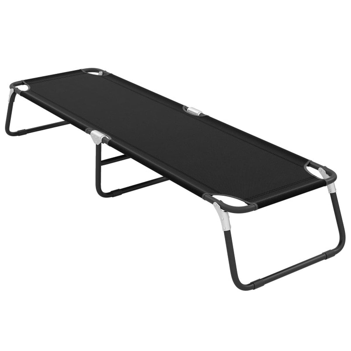 Outdoor Folding Camping Bed Portable Cot 330-lb Capacity