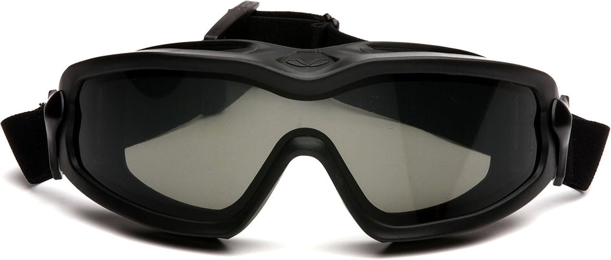 Pyramex V2G Plus Anti-Fog Safety Goggles – Dual Gray Lens Tactical Eye Protection