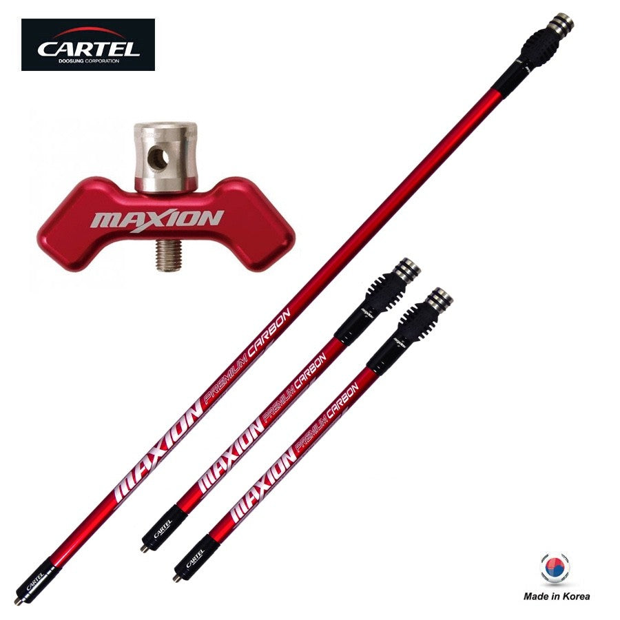 Cartel Archery Maxion Carbon Stabilizer & Supreme V-Bar System Kit