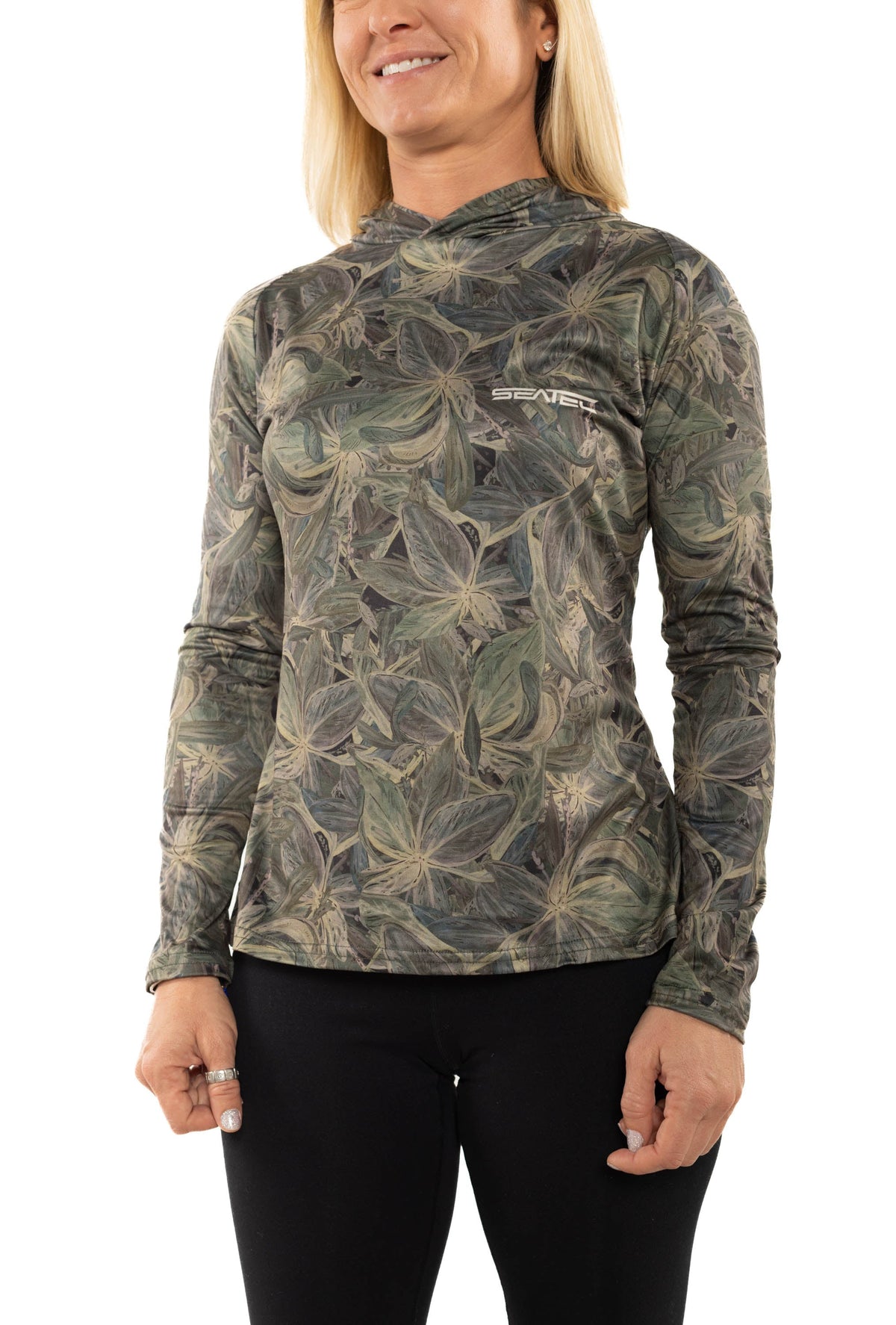 Mangrove Camo Sport Tec Hooded Long Sleeve – Women's