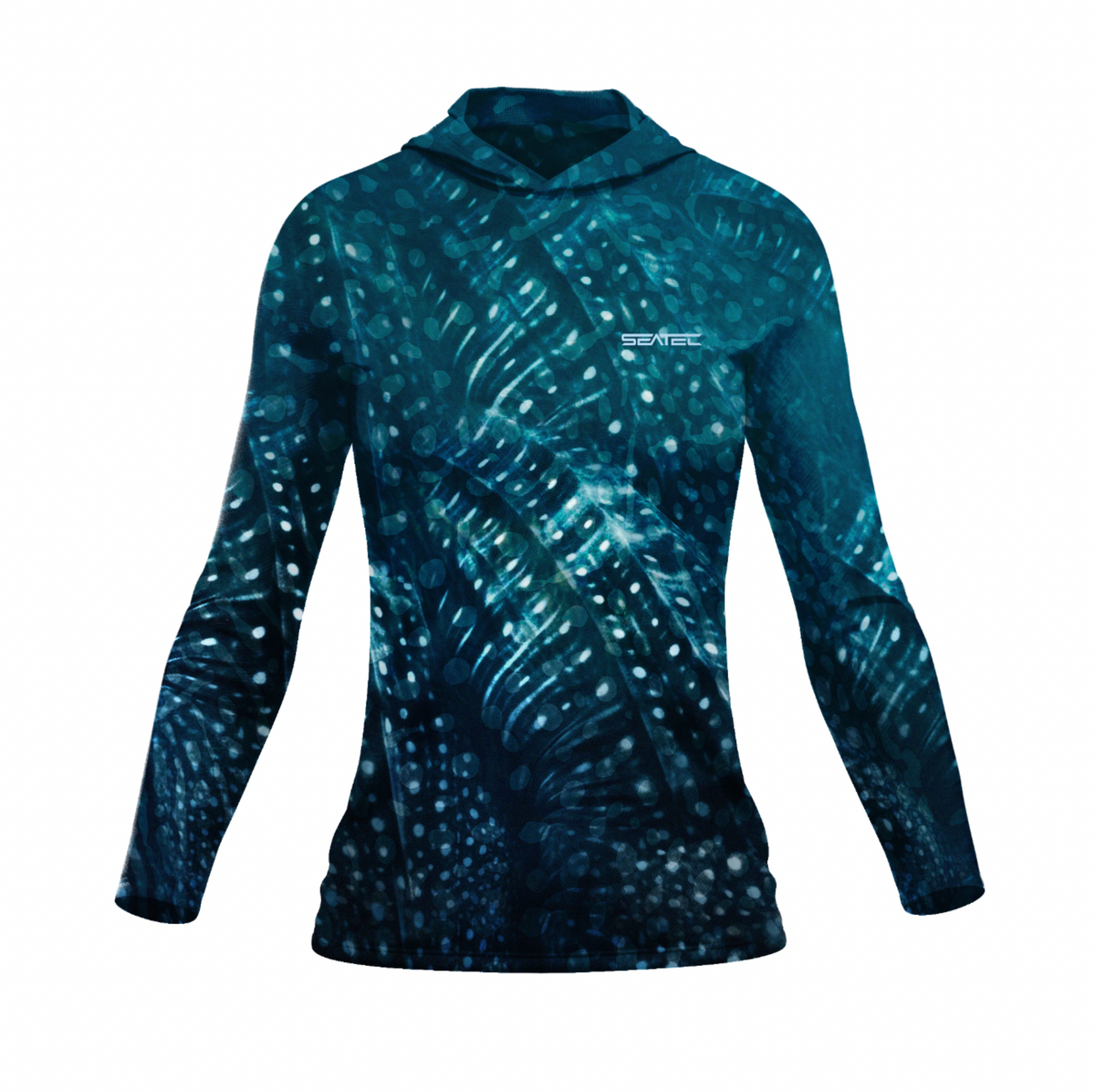 Whale Shark Sport Tec Hooded Long Sleeve – Women's
