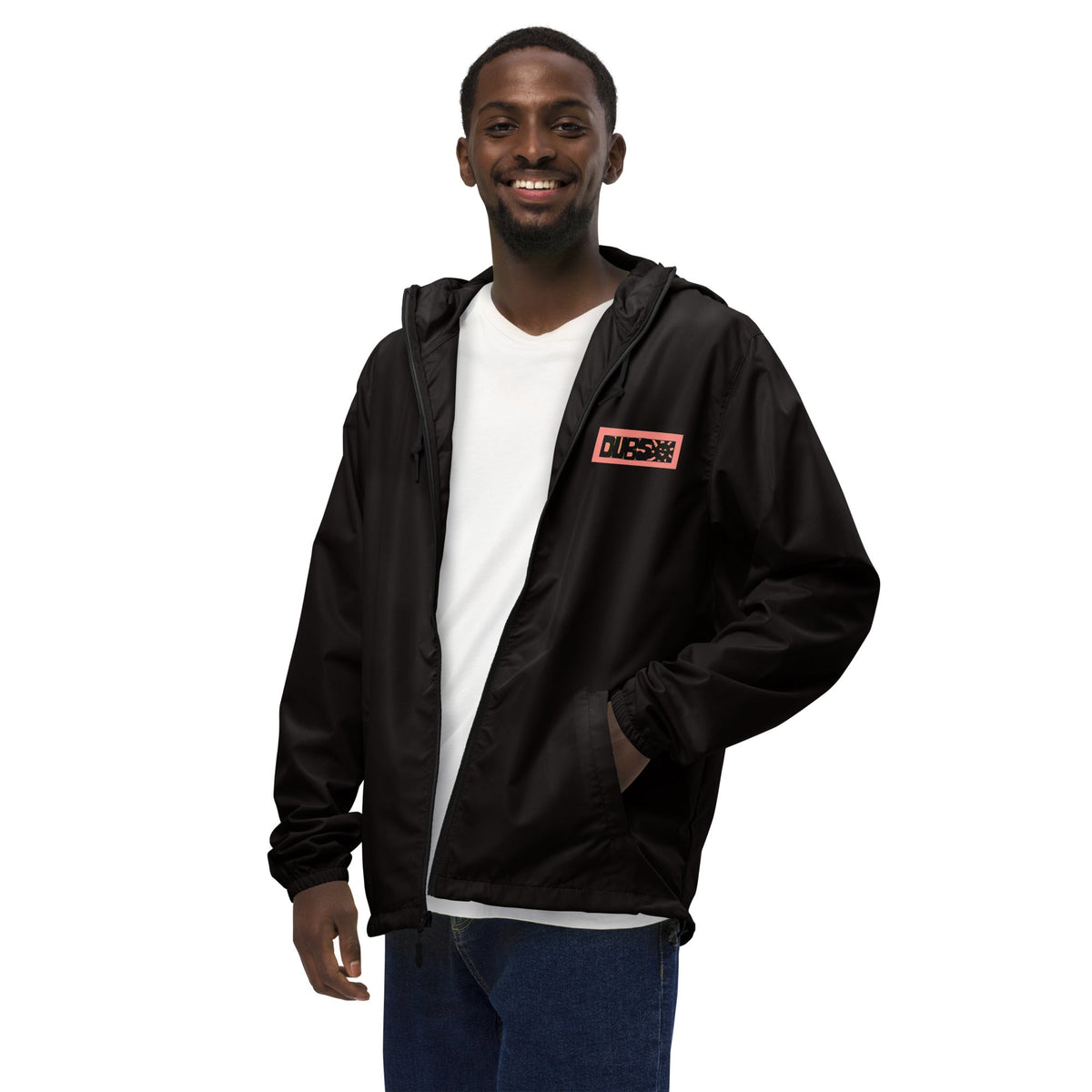 DUBS fishing Unisex lightweight zip up windbreaker-3